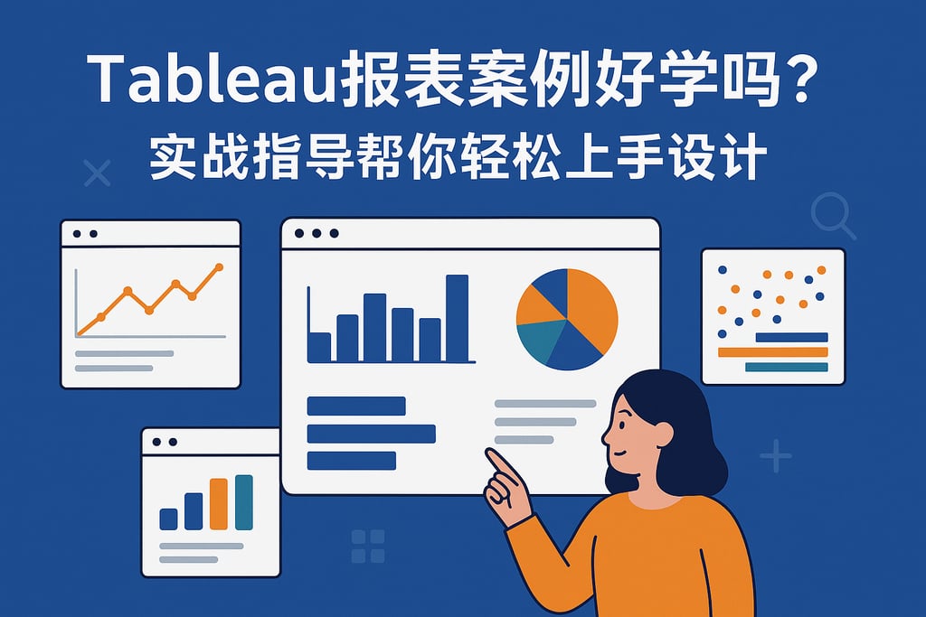 Tableau报表案例好学吗？实战指导帮你轻松上手设计