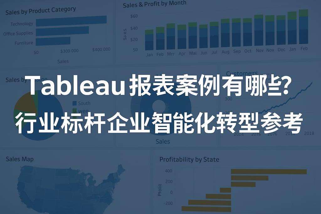 Tableau报表案例有哪些？行业标杆企业智能化转型参考