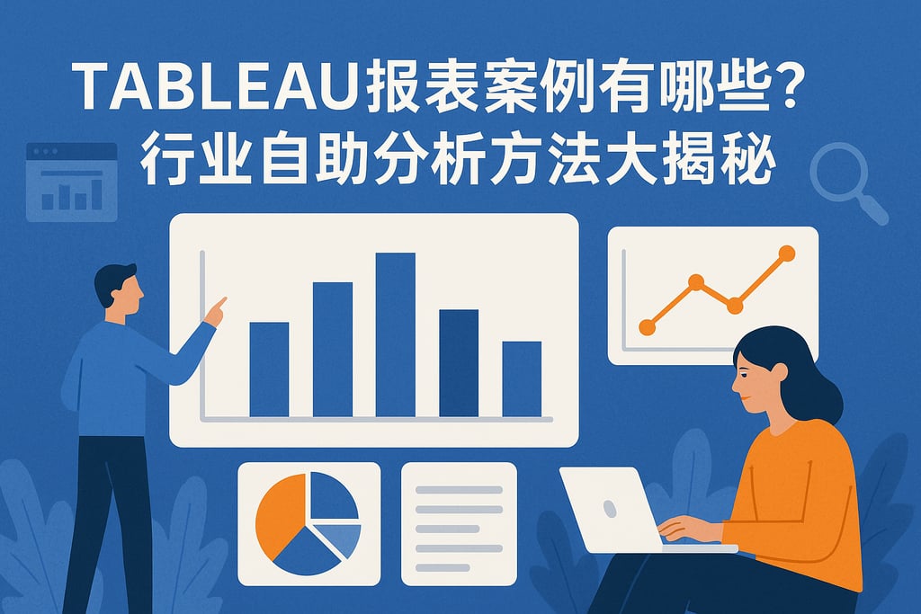 Tableau报表案例有哪些？行业自助分析方法大揭秘
