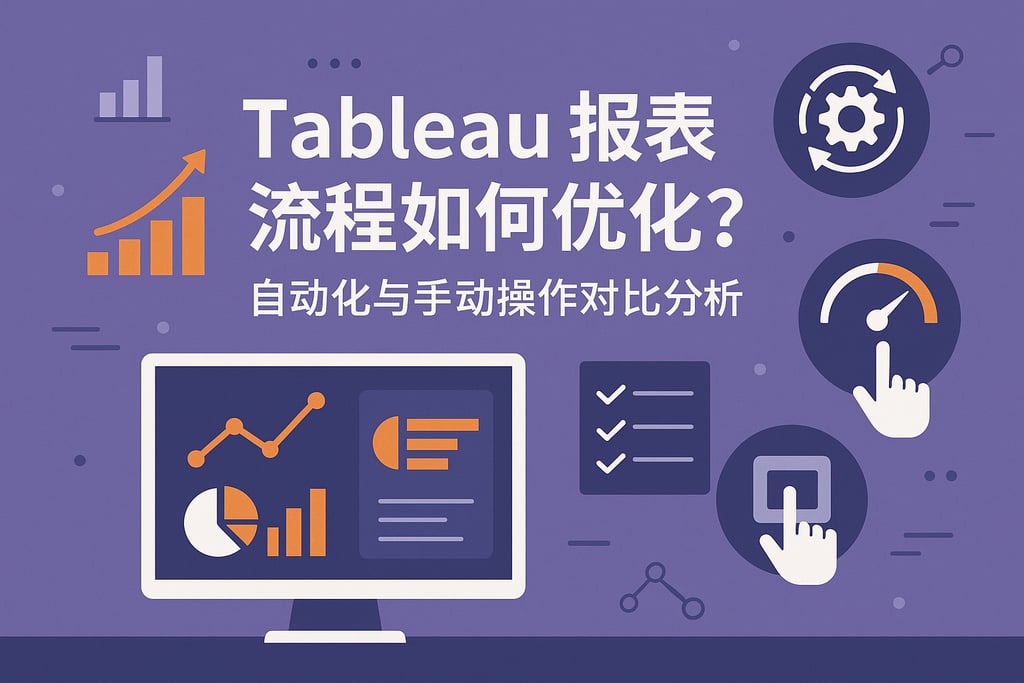 Tableau报表流程如何优化？自动化与手动操作对比分析