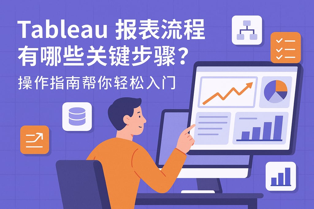 Tableau报表流程有哪些关键步骤？操作指南帮你轻松入门