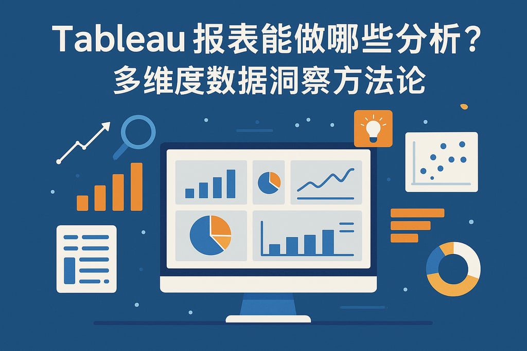 Tableau报表能做哪些分析？多维度数据洞察方法论