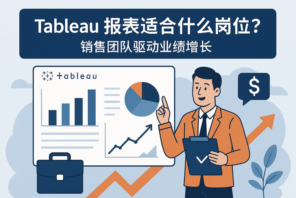 Tableau报表适合什么岗位？销售团队驱动业绩增长