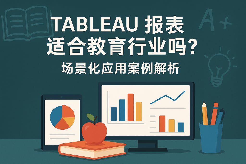 Tableau报表适合教育行业吗？场景化应用案例解析