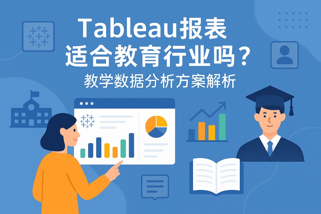 Tableau报表适合教育行业吗？教学数据分析方案解析