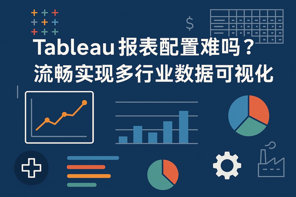 Tableau报表配置难吗？流畅实现多行业数据可视化
