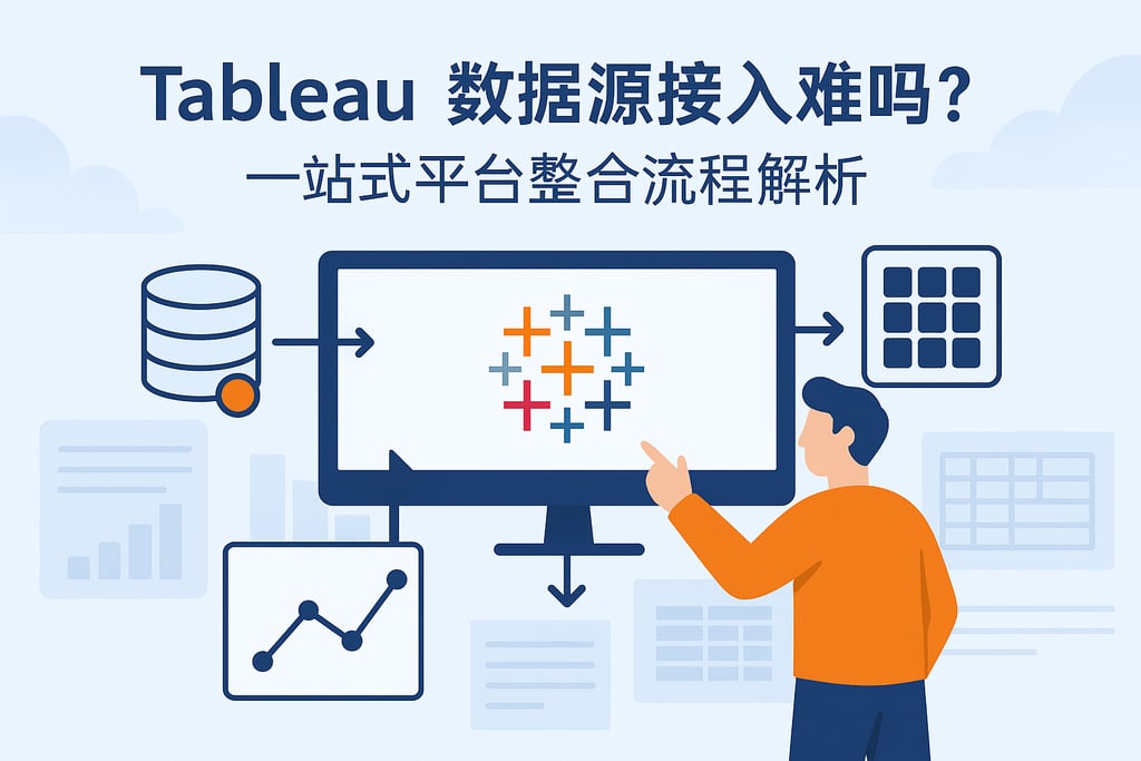 Tableau数据源接入难吗？一站式平台整合流程解析