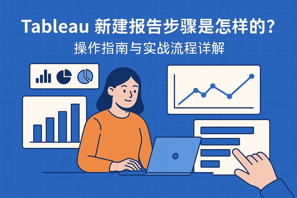 Tableau新建报告步骤是怎样的？操作指南与实战流程详解