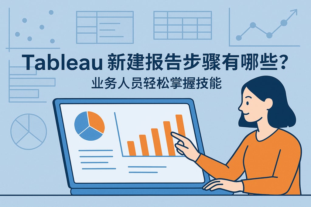 Tableau新建报告步骤有哪些？业务人员轻松掌握技能
