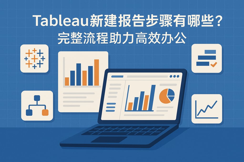Tableau新建报告步骤有哪些？完整流程助力高效办公