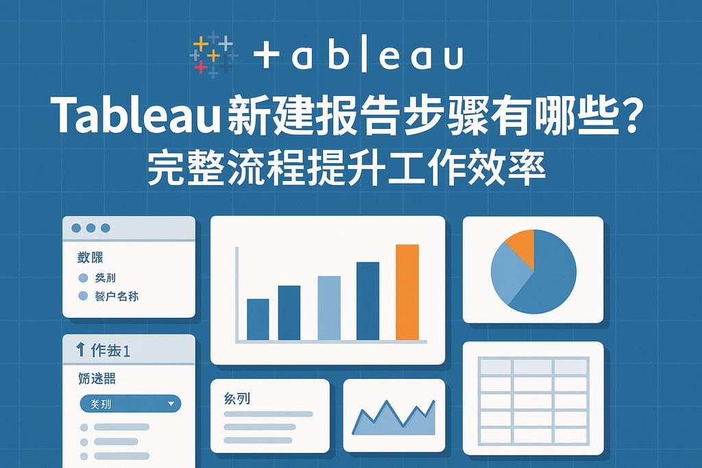 Tableau新建报告步骤有哪些？完整流程提升工作效率