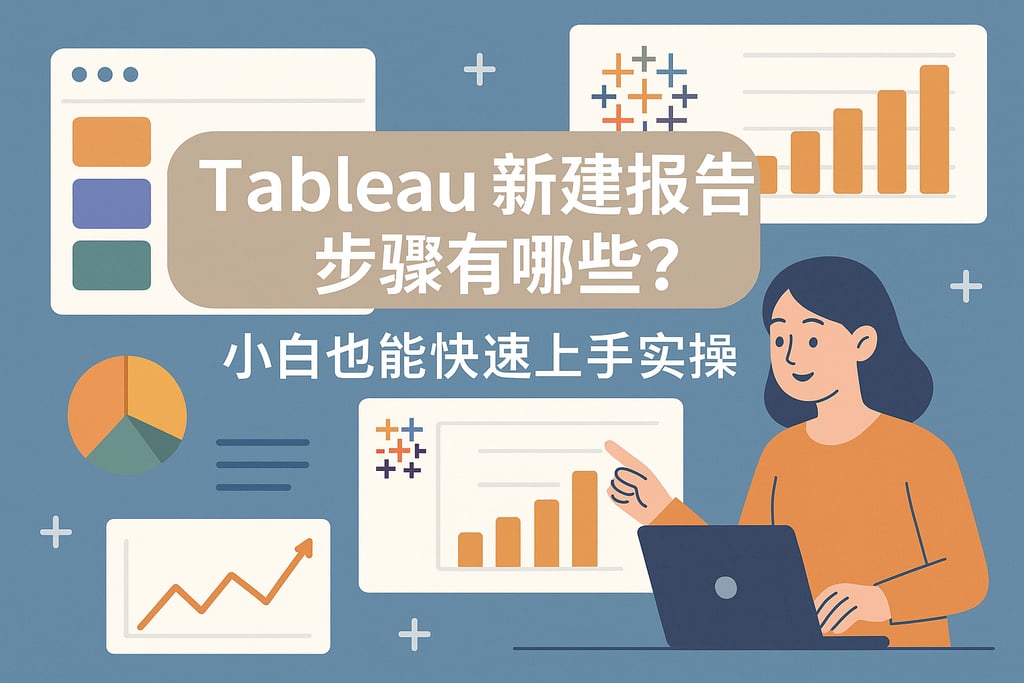 Tableau新建报告步骤有哪些？小白也能快速上手实操