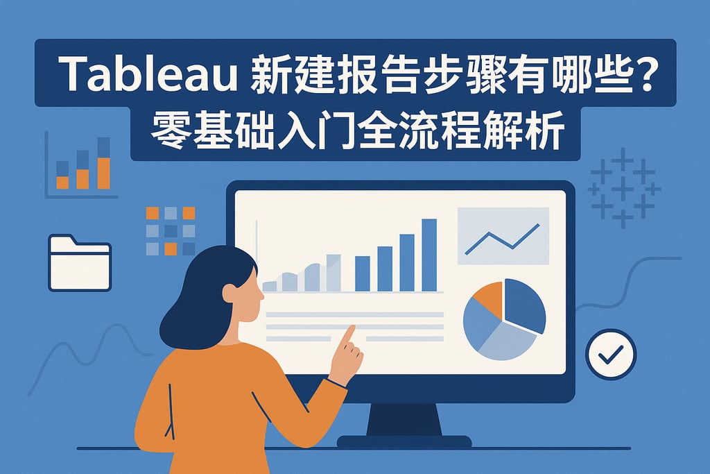 Tableau新建报告步骤有哪些？零基础入门全流程解析
