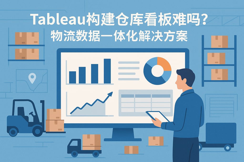 Tableau构建仓库看板难吗？物流数据一体化解决方案