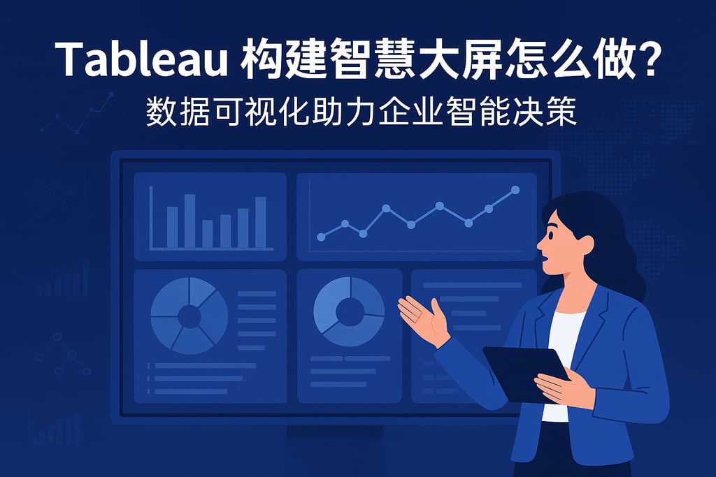 Tableau构建智慧大屏怎么做？数据可视化助力企业智能决策