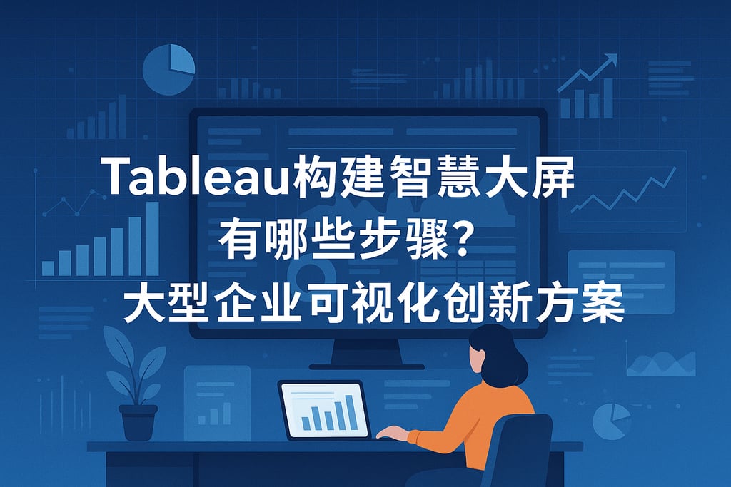 Tableau构建智慧大屏有哪些步骤？大型企业可视化创新方案