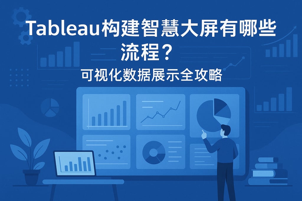 Tableau构建智慧大屏有哪些流程？可视化数据展示全攻略