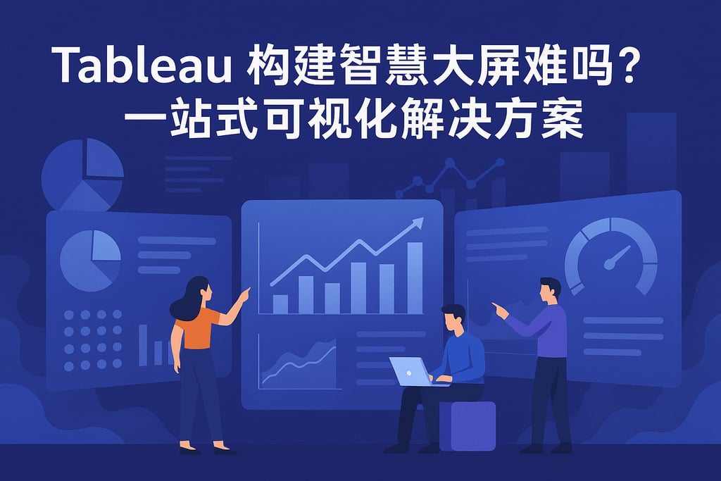 Tableau构建智慧大屏难吗？一站式可视化解决方案