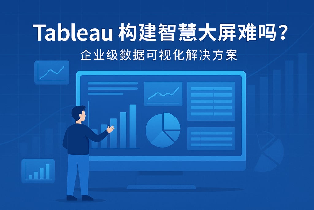 Tableau构建智慧大屏难吗？企业级数据可视化解决方案