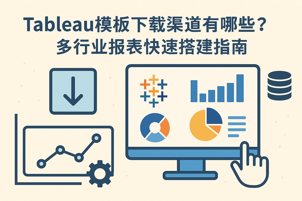Tableau模板下载渠道有哪些？多行业报表快速搭建指南