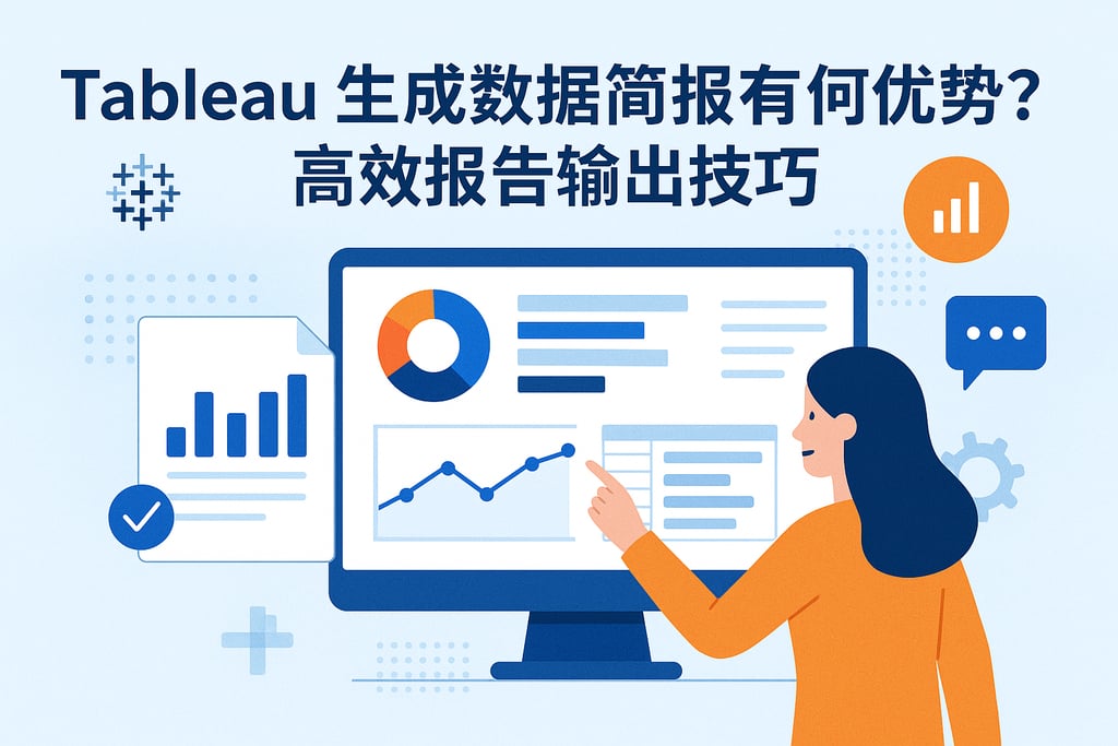 Tableau生成数据简报有何优势？高效报告输出技巧