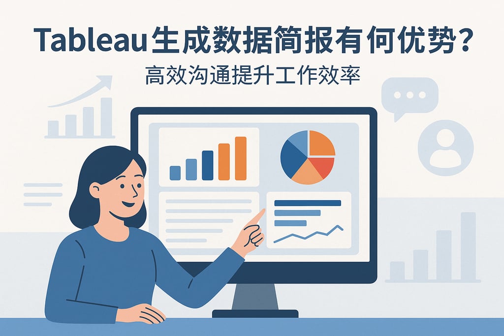 Tableau生成数据简报有何优势？高效沟通提升工作效率