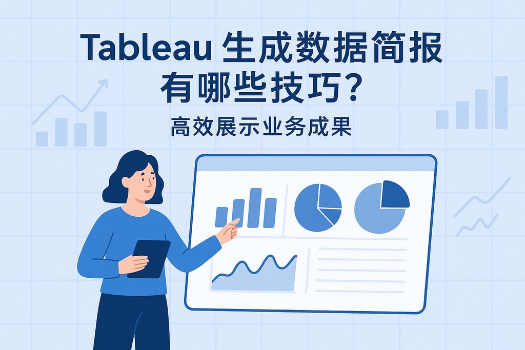 Tableau生成数据简报有哪些技巧？高效展示业务成果