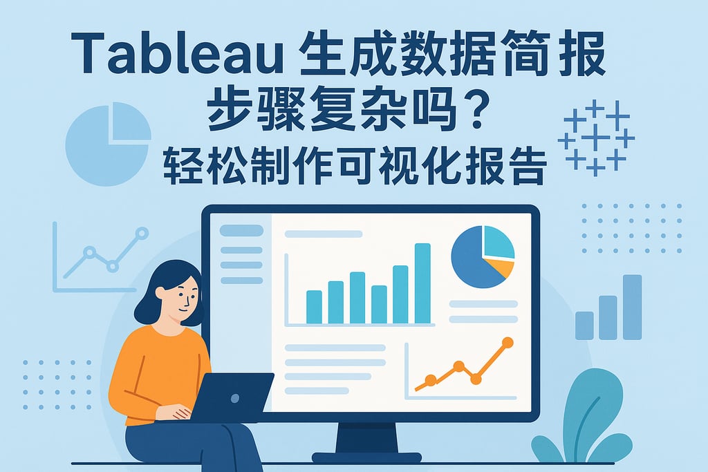 Tableau生成数据简报步骤复杂吗？轻松制作可视化报告