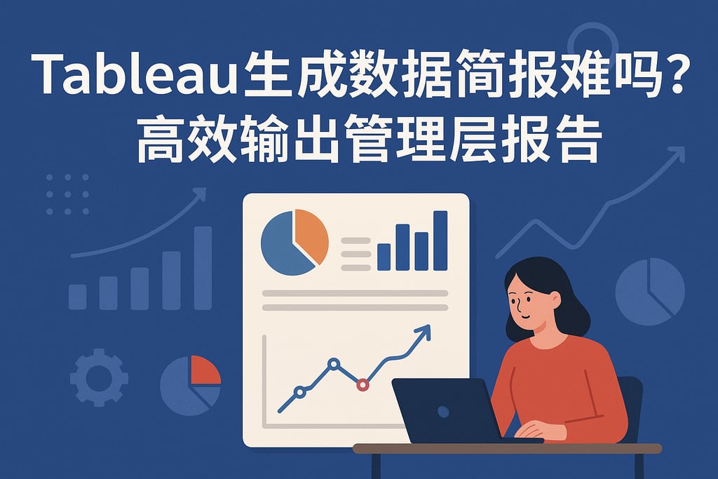 Tableau生成数据简报难吗？高效输出管理层报告