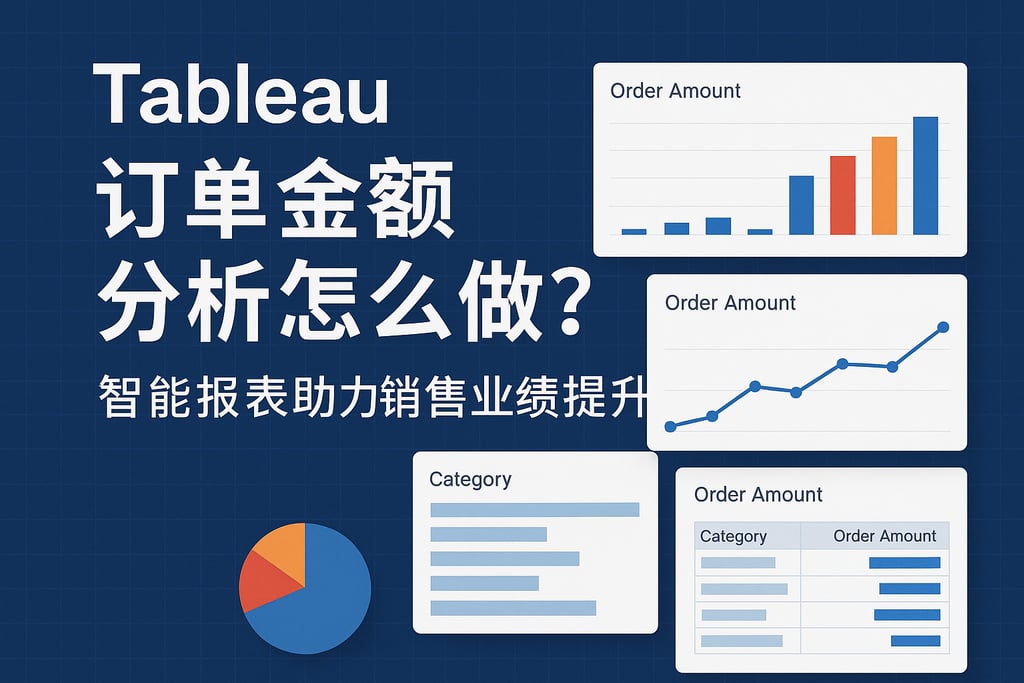 Tableau订单金额分析怎么做？智能报表助力销售业绩提升