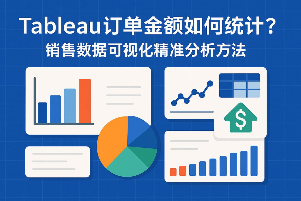 Tableau订单金额如何统计？销售数据可视化精准分析方法