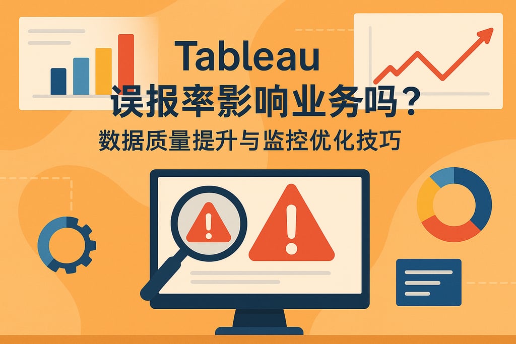 Tableau误报率影响业务吗？数据质量提升与监控优化技巧