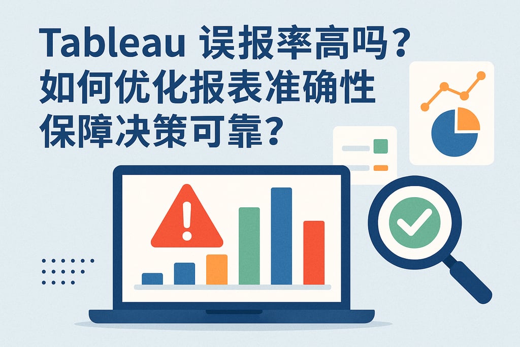 Tableau误报率高吗？如何优化报表准确性保障决策可靠？