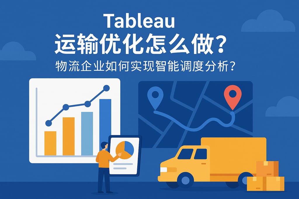 Tableau运输优化怎么做？物流企业如何实现智能调度分析？