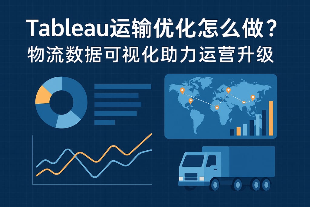 Tableau运输优化怎么做？物流数据可视化助力运营升级
