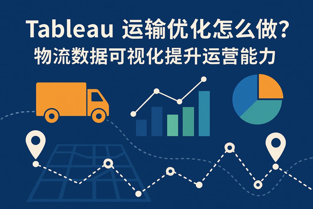 Tableau运输优化怎么做？物流数据可视化提升运营能力