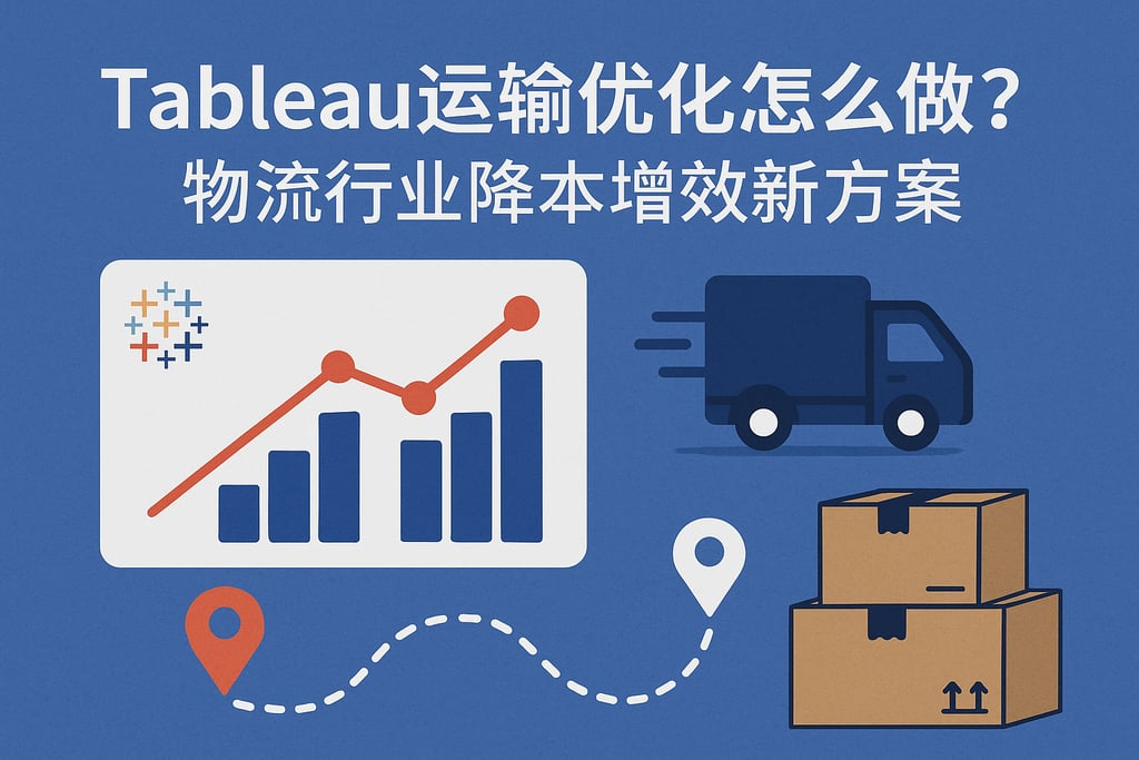 Tableau运输优化怎么做？物流行业降本增效新方案