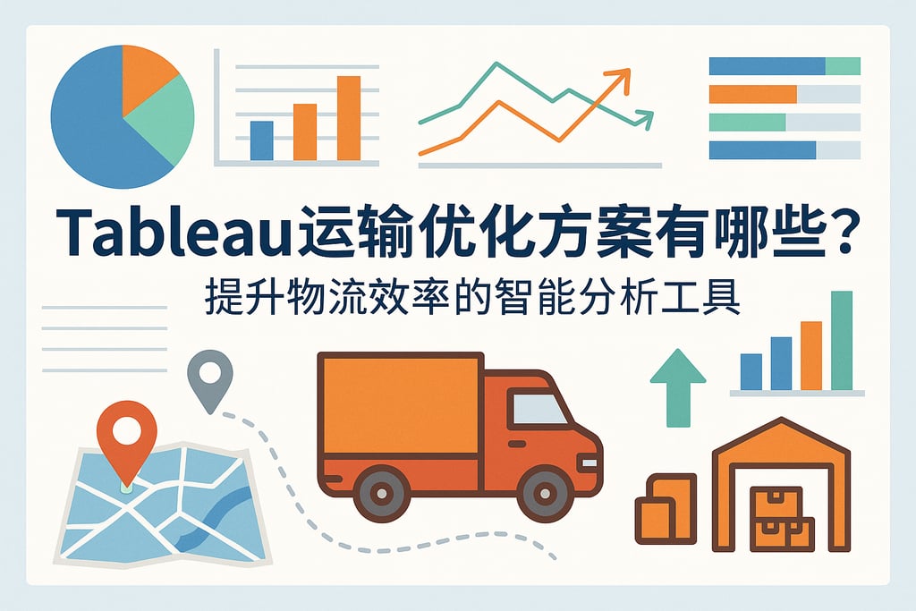 Tableau运输优化方案有哪些？提升物流效率的智能分析工具