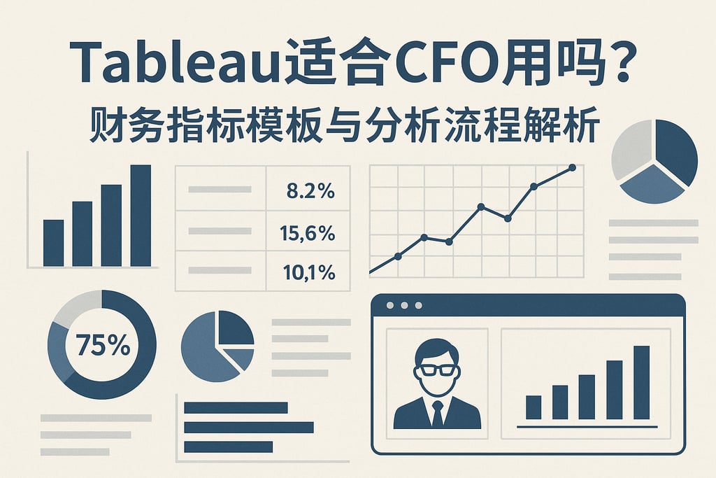 Tableau适合CFO用吗？财务指标模板与分析流程解析