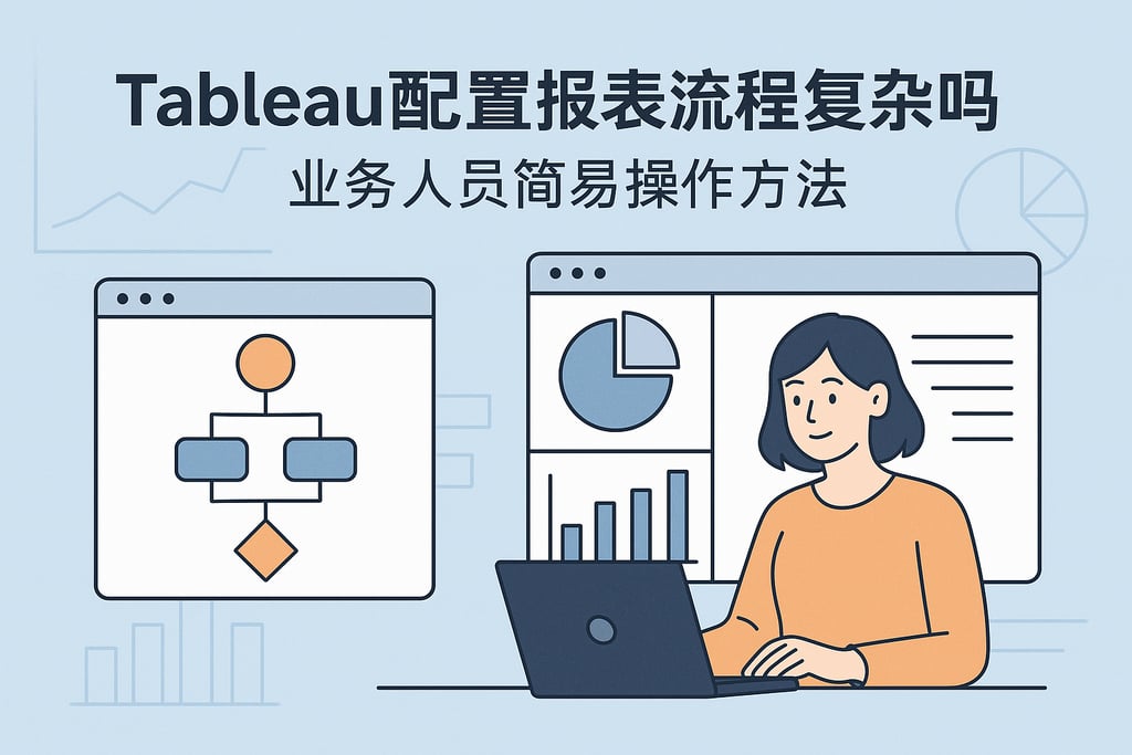 Tableau配置报表流程复杂吗？业务人员简易操作方法