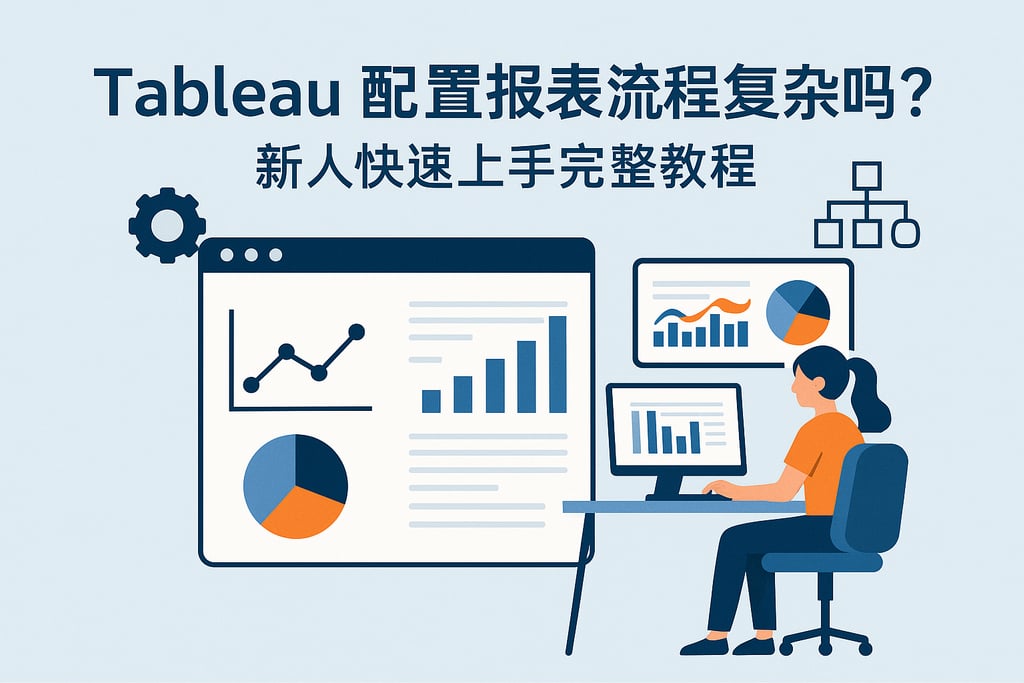 Tableau配置报表流程复杂吗？新人快速上手完整教程