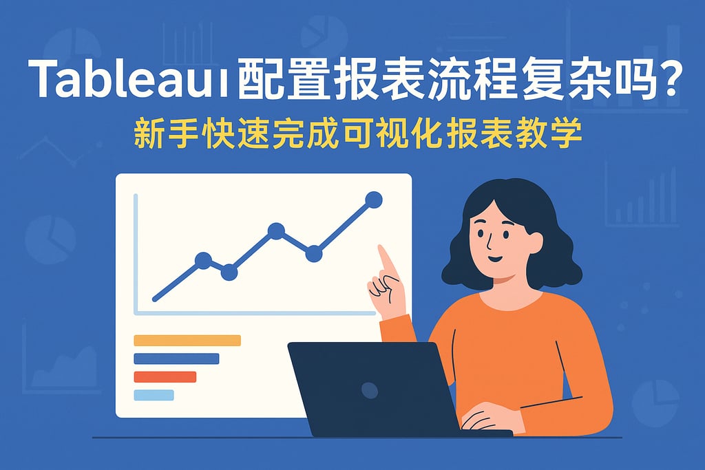 Tableau配置报表流程复杂吗？新手快速完成可视化报表教学