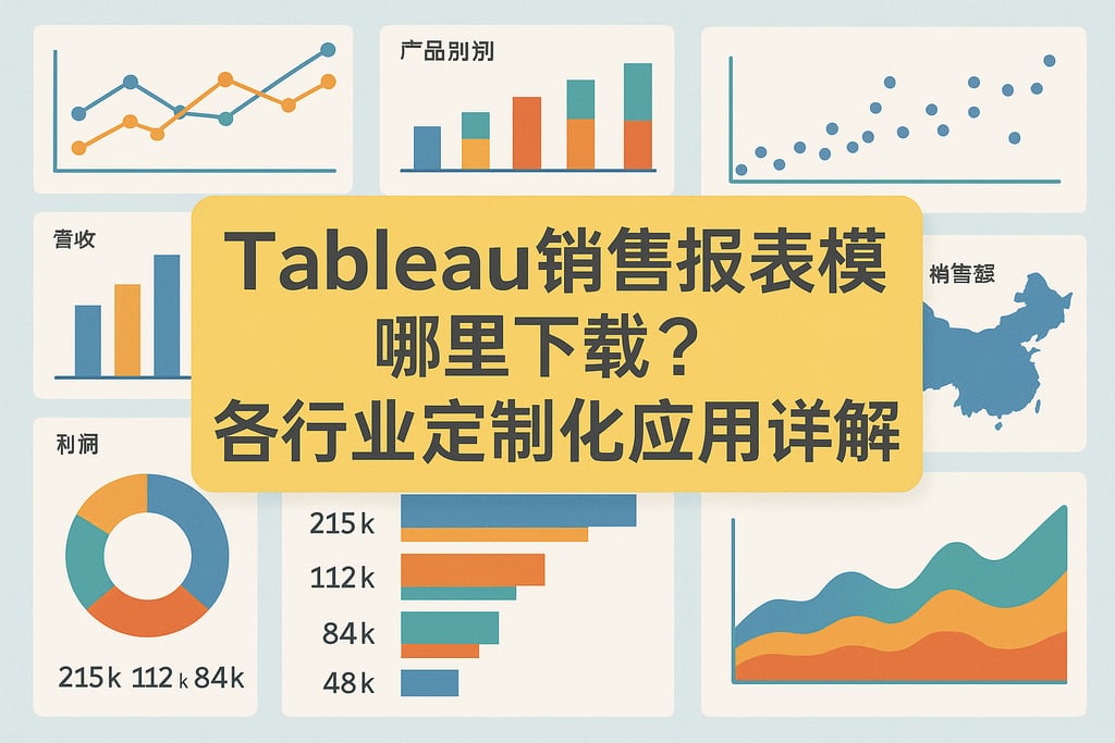 Tableau销售报表模板哪里下载？各行业定制化应用详解