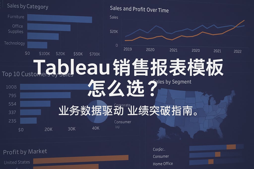 Tableau销售报表模板怎么选？业务数据驱动业绩突破指南。