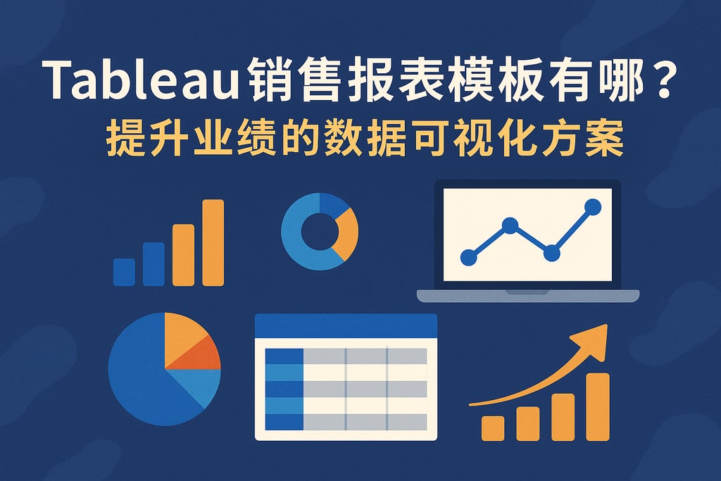 Tableau销售报表模板有哪些？提升业绩的数据可视化方案