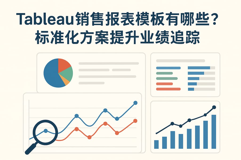 Tableau销售报表模板有哪些？标准化方案提升业绩追踪