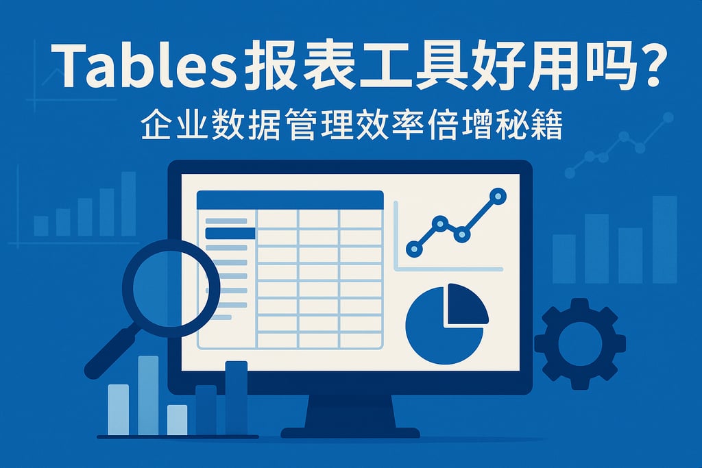 Tables报表工具好用吗？企业数据管理效率倍增秘籍