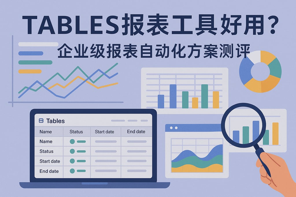 Tables报表工具好用吗？企业级报表自动化方案测评