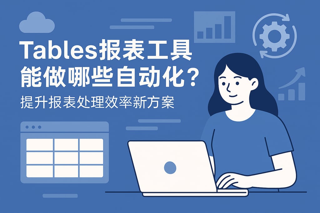 Tables报表工具能做哪些自动化？提升报表处理效率新方案