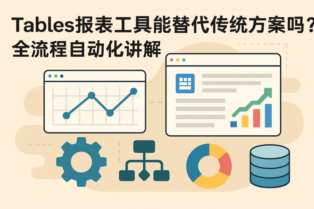 Tables报表工具能替代传统方案吗？全流程自动化讲解